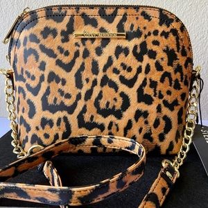 Steve Madden Leopard Maggie Bag NWT